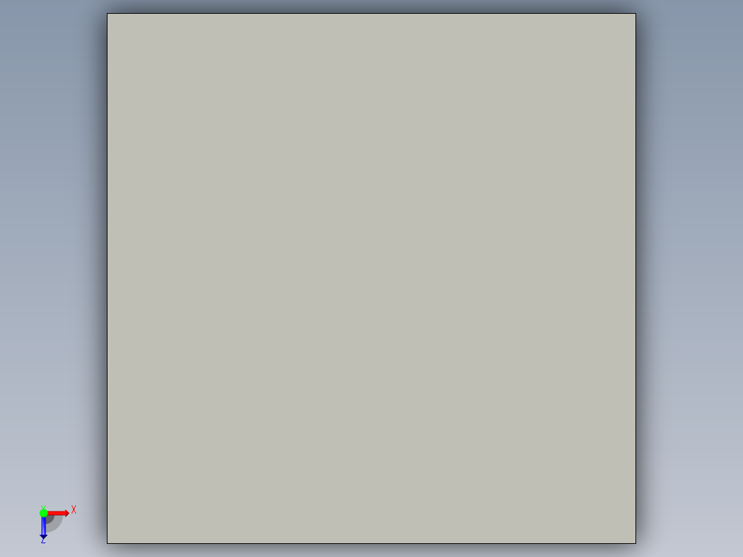 一种热流道模具3D模型俯视图