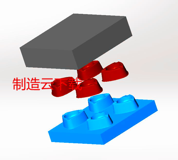 一种热流道模具3D模型