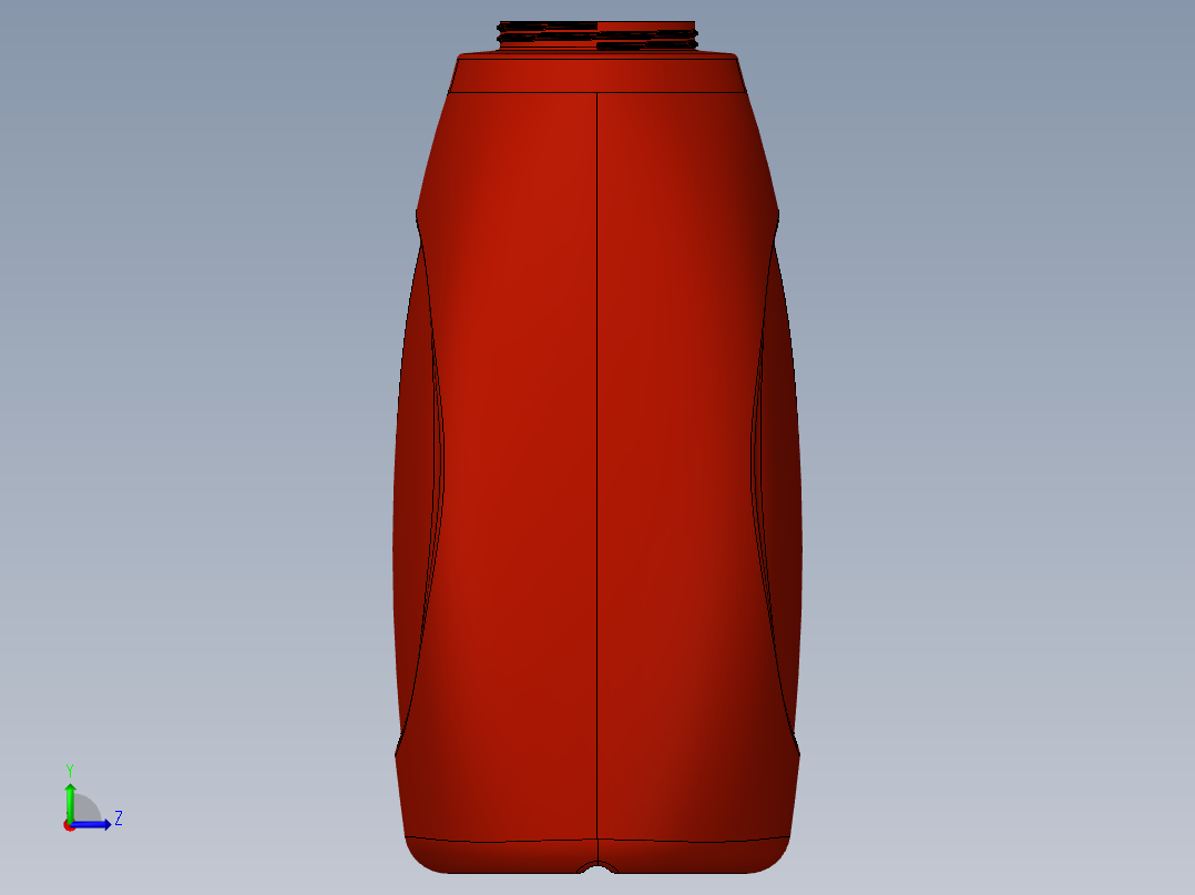 洗衣液瓶子SW2016左视图