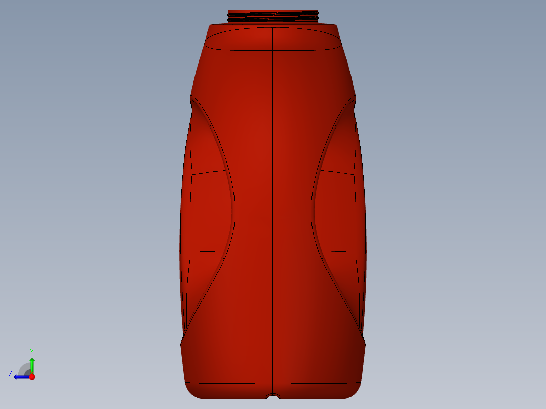 洗衣液瓶子SW2016右视图