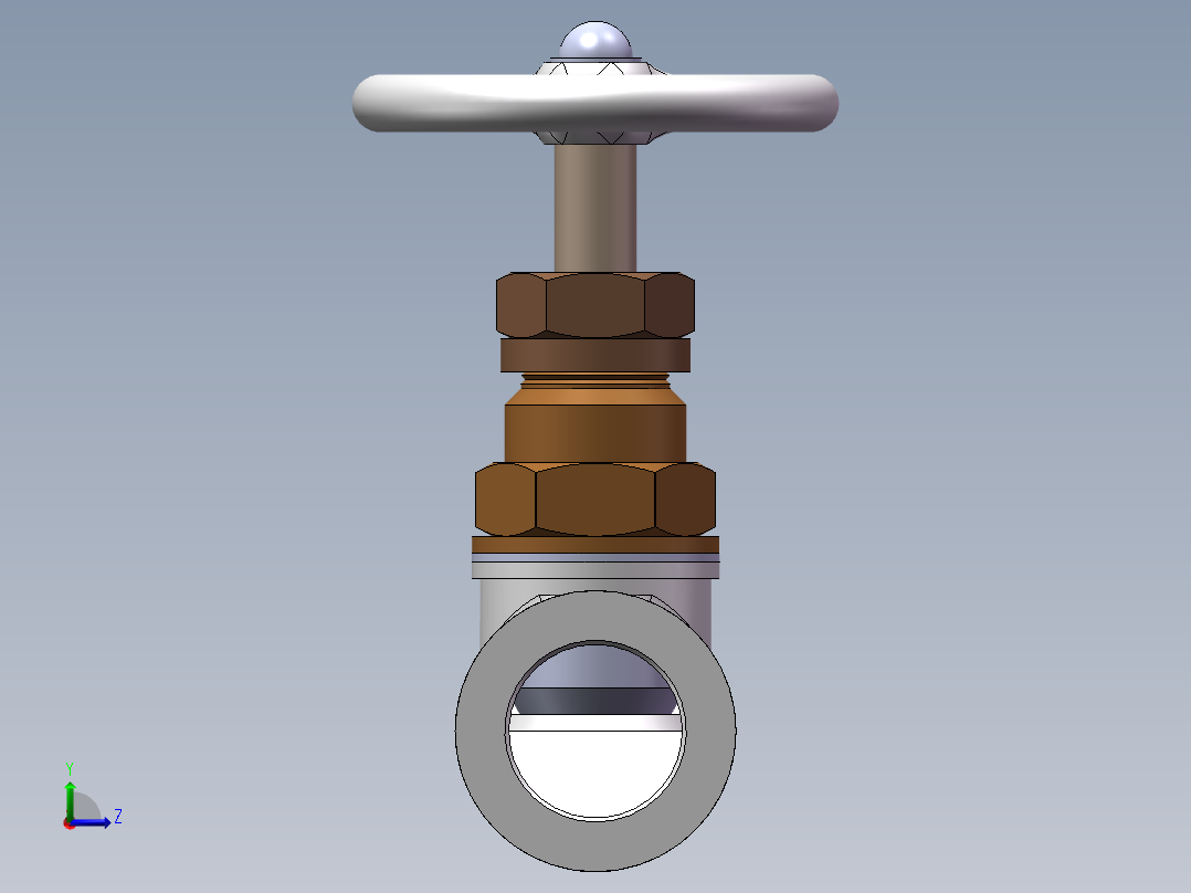 小截止阀2010左视图
