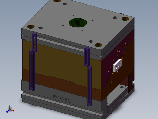 复杂的车灯模具
