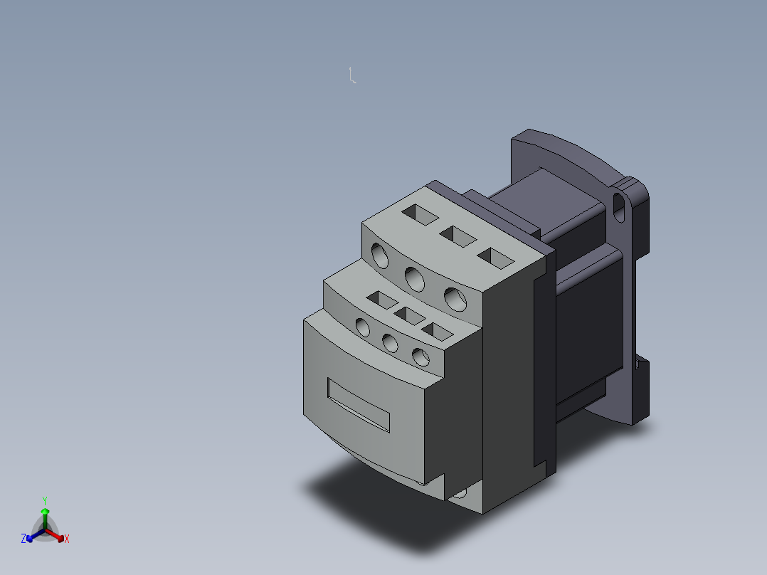 继电器1 (25)正等轴测图