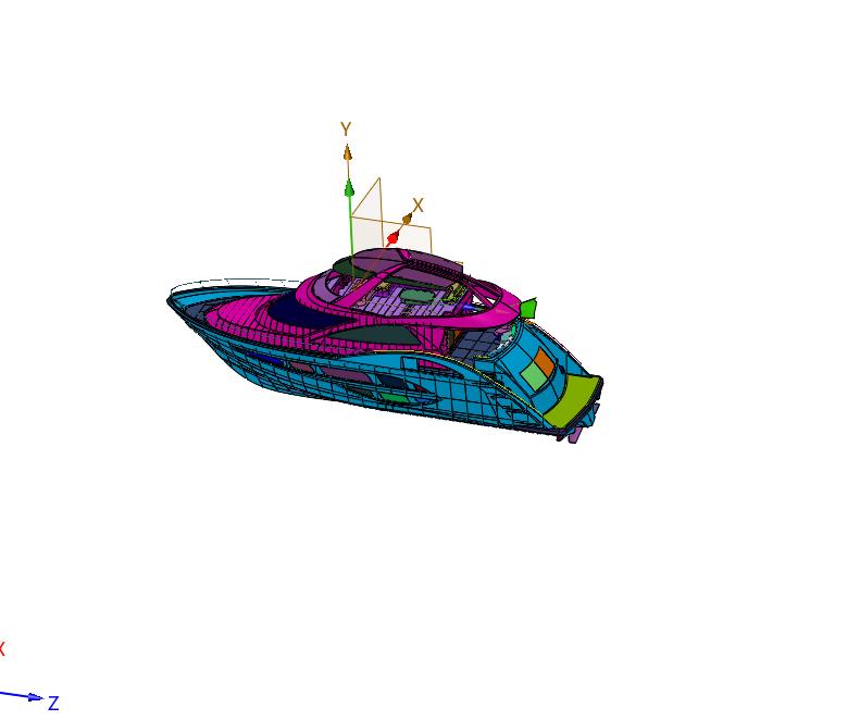 大型豪华多层动力游艇