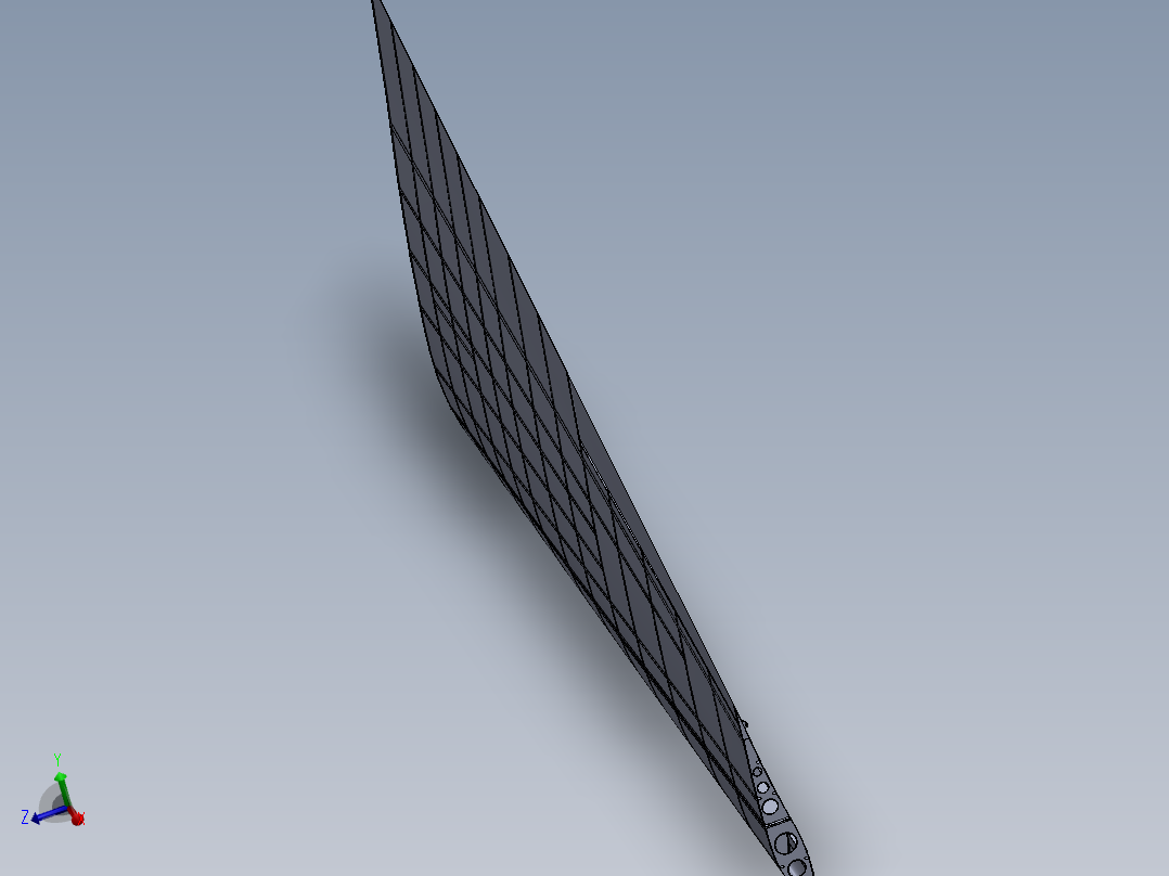 固定翼飞机机翼内部结构