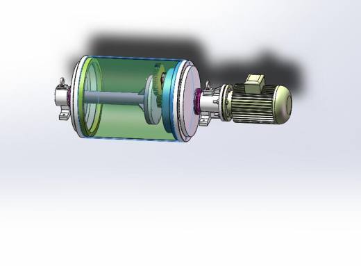 Q342-油冷式电动滚筒设计【三维SolidWorks】缩略图