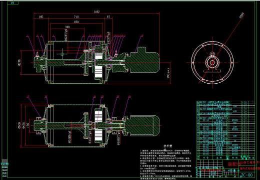 Q342-油冷式电动滚筒设计【三维SolidWorks】缩略图