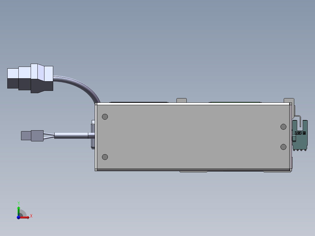 MTH丝杆半封闭模组MTH10-BR-200W前视图
