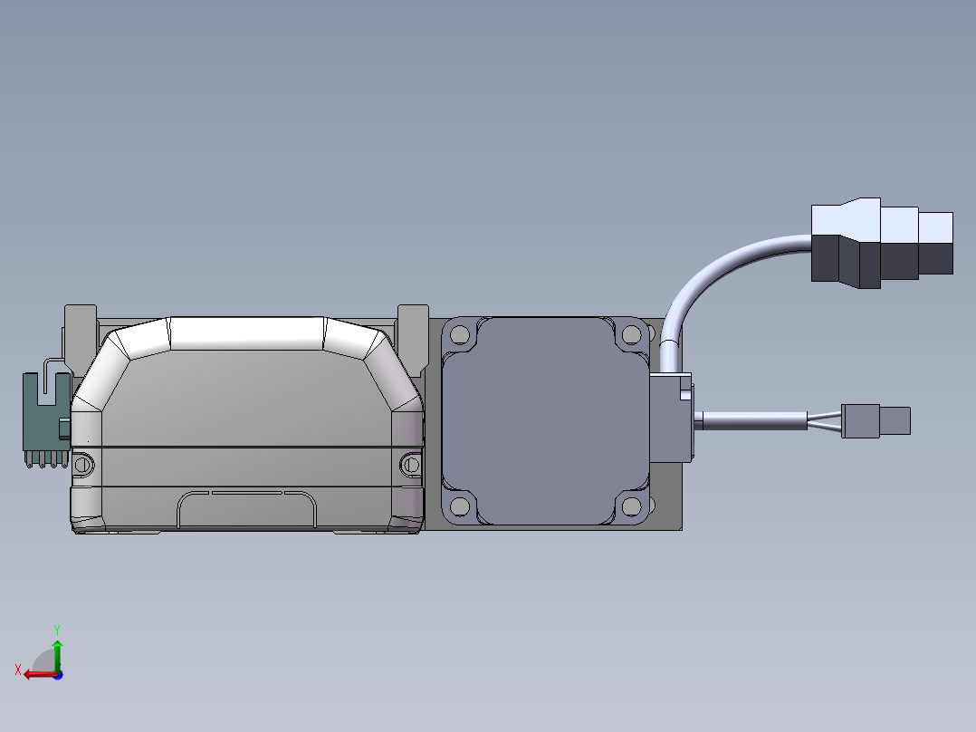 MTH丝杆半封闭模组MTH10-BR-200W后视图