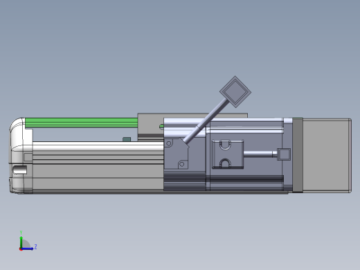 MTH丝杆半封闭模组MTH10-BR-200W左视缩略图