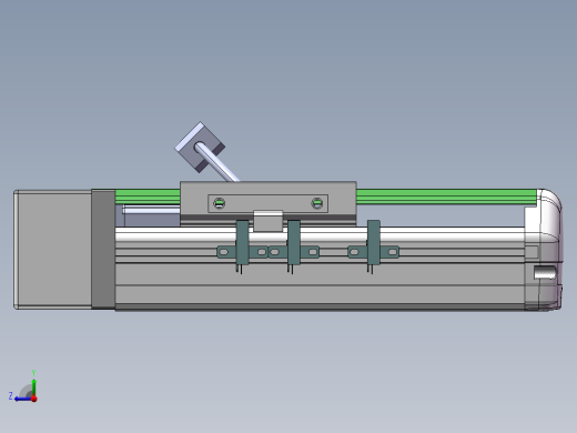 MTH丝杆半封闭模组MTH10-BR-200W右视缩略图