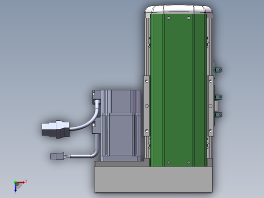 MTH丝杆半封闭模组MTH10-BR-200W俯视缩略图