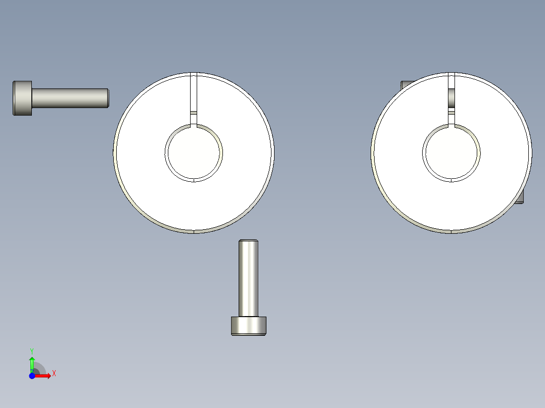 联轴器 (1)前视图