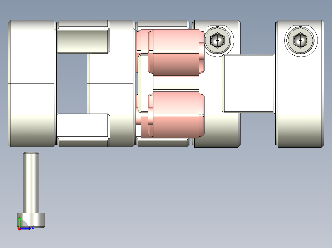 联轴器 (1)左视图