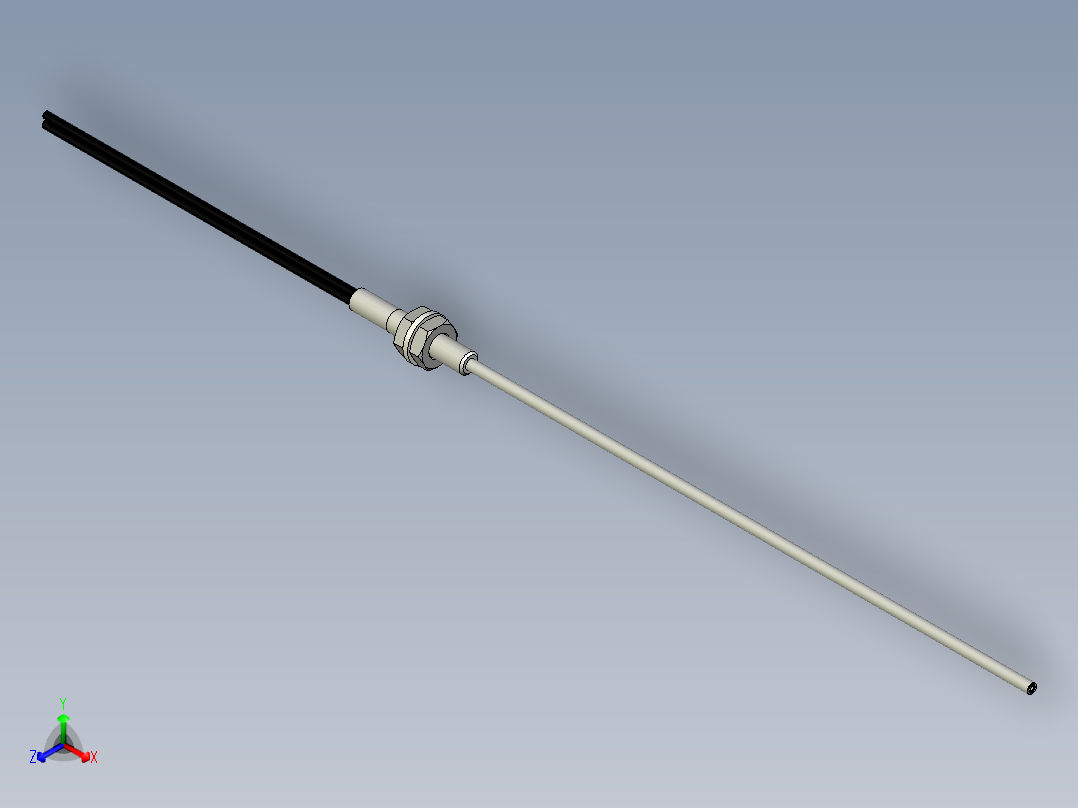 光纤元件漫反射型FR-RD317-L正等轴测图