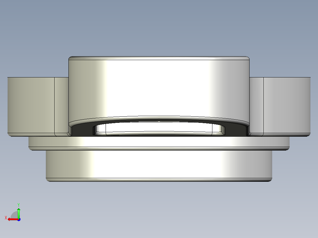 管道手动球阀-水管开关阀-手动阀门User Library-md52c150dn40_DN40~65.Gland后视图