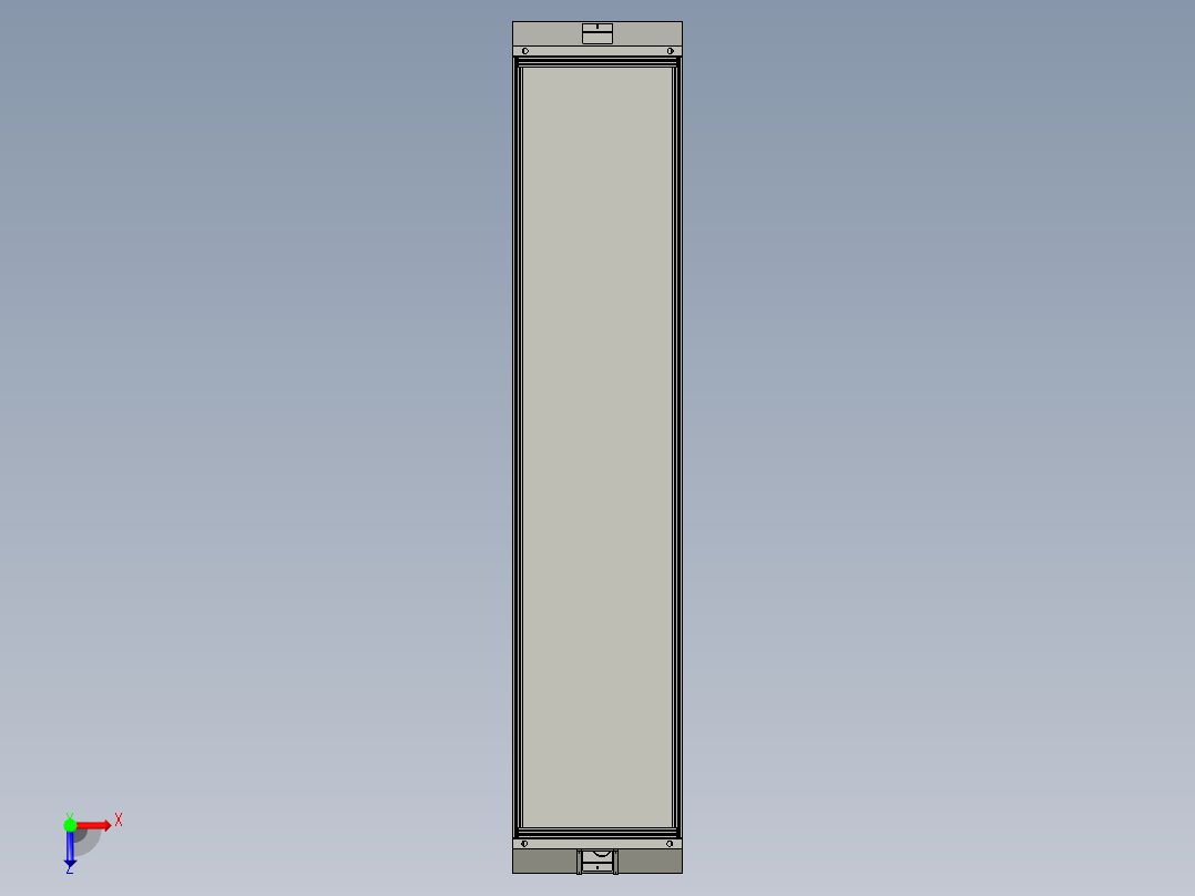波浪托盘穿梭输送机俯视图