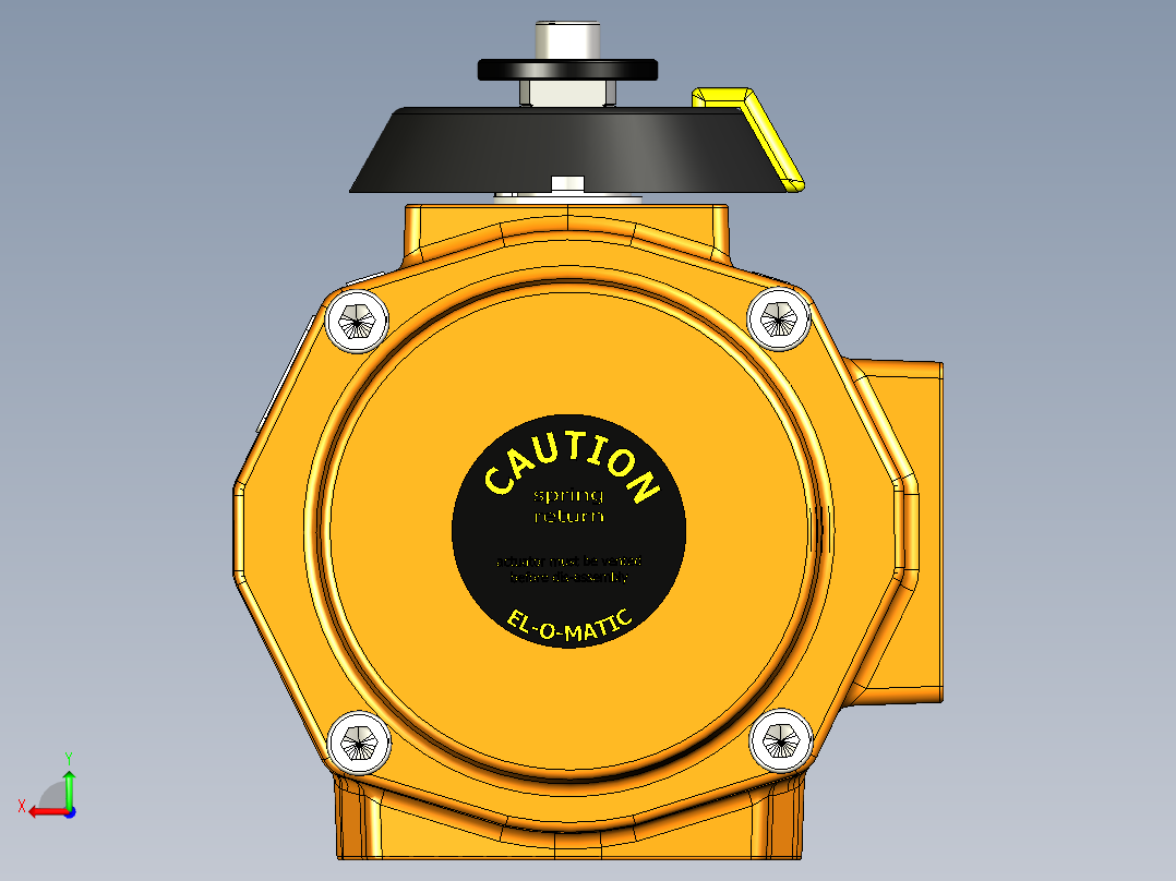 EL-O-Matic PE-60气动执行器后视图