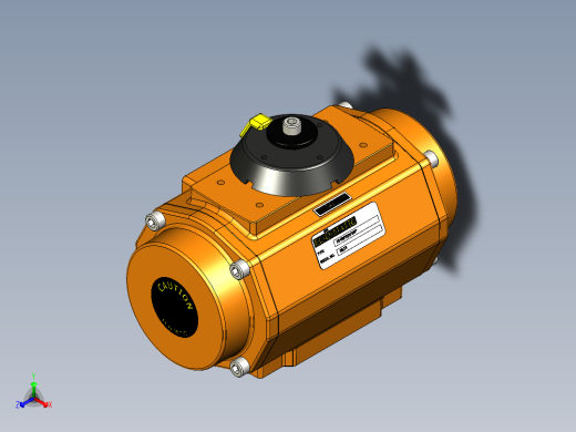 EL-O-Matic PE-60气动执行器正等轴测缩略图