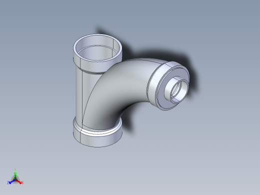 船舶管路系统S10_SeaDrainPLUS_LongTurnReducingTee-SxSxS_37E273034_4in Sea Drain Plus - Long Turn Reducing Tee - SxSxS