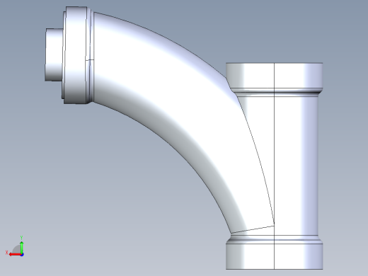 船舶管路系统S10_SeaDrainPLUS_LongTurnReducingTee-SxSxS_37E273034_4in Sea Drain Plus - Long Turn Reducing Tee - SxSxS后视缩略图
