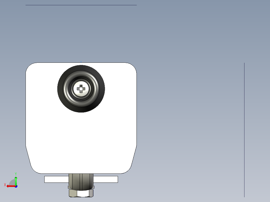 CGS-347-M履带端轮，滑动门后视图