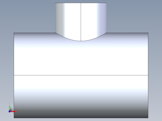 聚氯乙烯配件02-Sch80_ReducingTee_SxSxS_801-249_2in x 1in前视缩略图