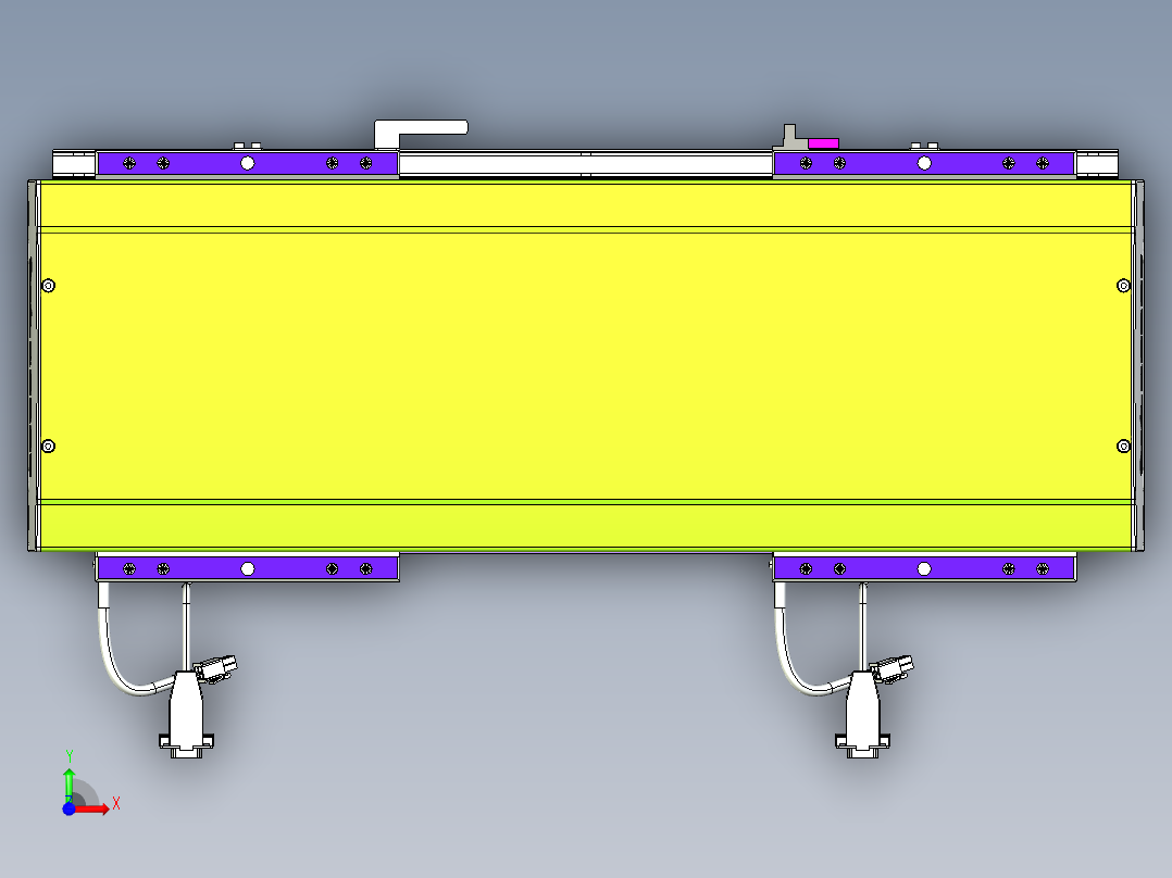 威洛博VL系列3d模型模组2VL22H2Y-S200前视图