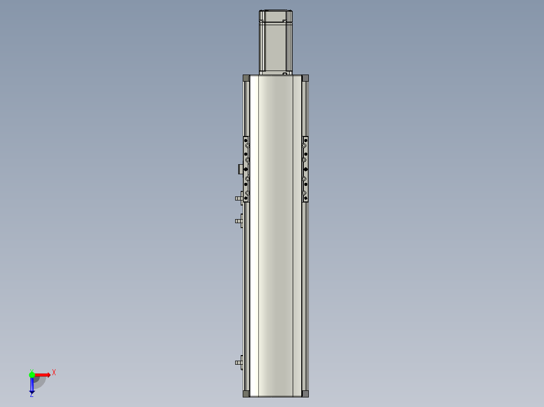 东锦丝杆传动-直线滑台模组DH120-C-300-BC-P400W-C3俯视图
