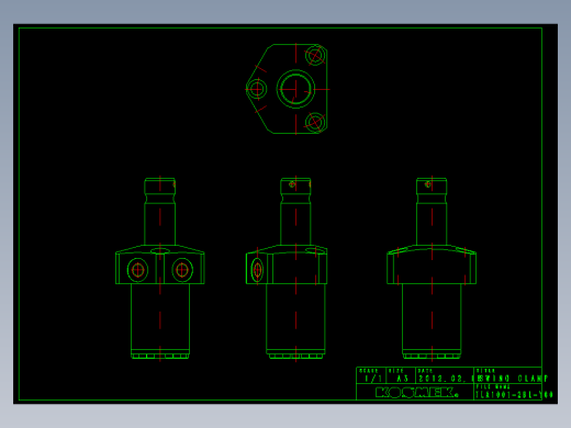 KOSMEKTLA1001-2BL-Y60多系列多零件图纸模型