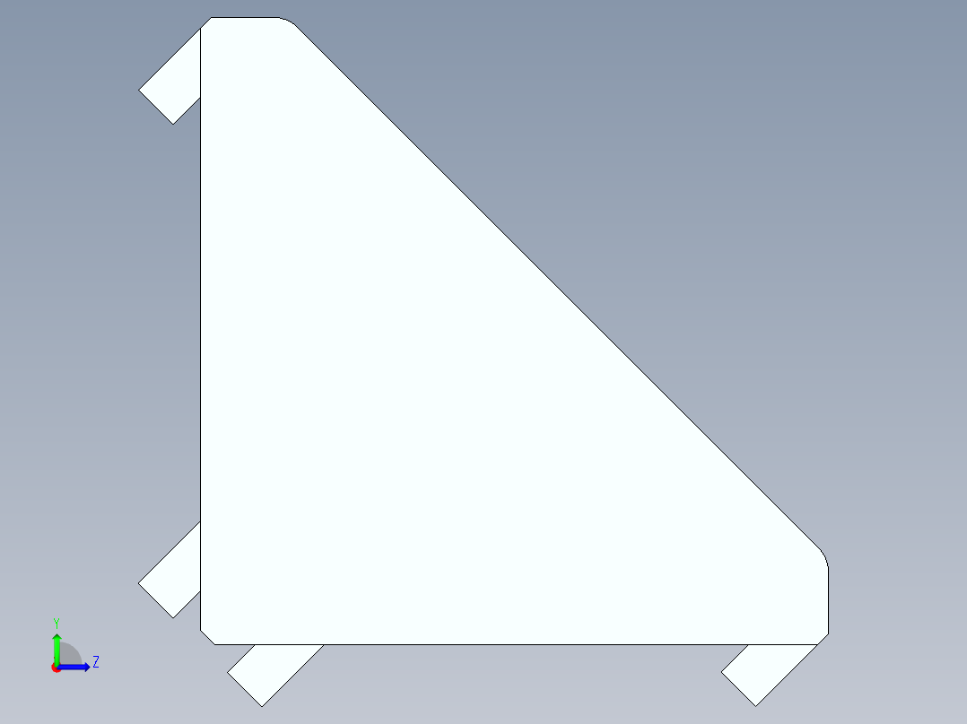 型材-BR 20X20 ANGLE BRACKET KJN523508左视图