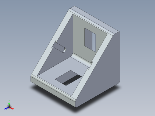 型材-BR 20X20 ANGLE BRACKET KJN523508正等轴测缩略图