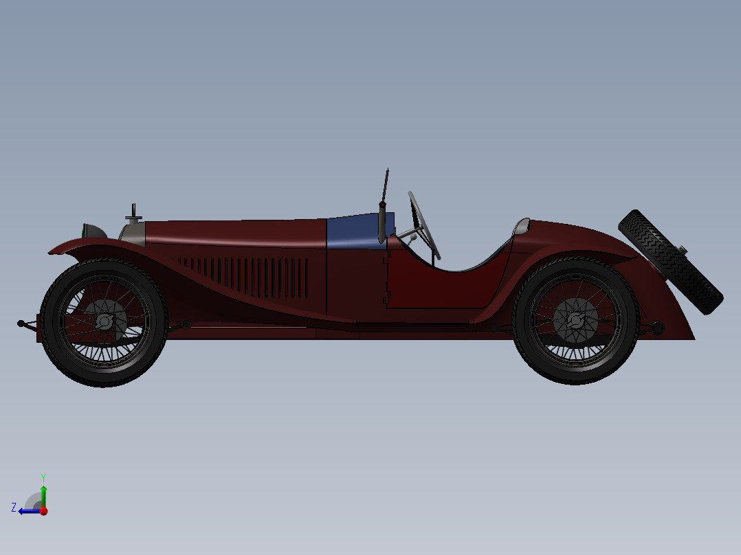 阿尔法·罗密欧汽车右视图