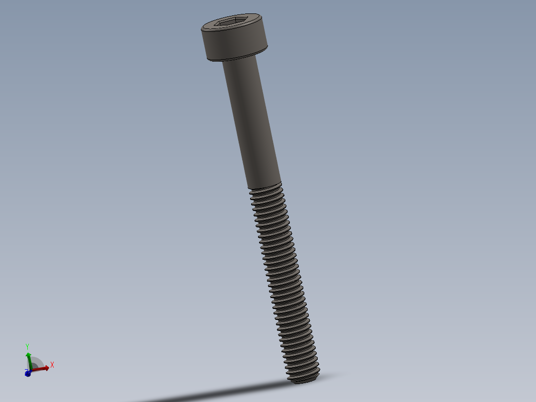 Screw_DIN_912_M3x30_A2.SLDPRT公制内六角螺钉