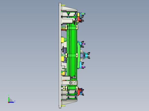 汽车前保防撞梁384857左视缩略图