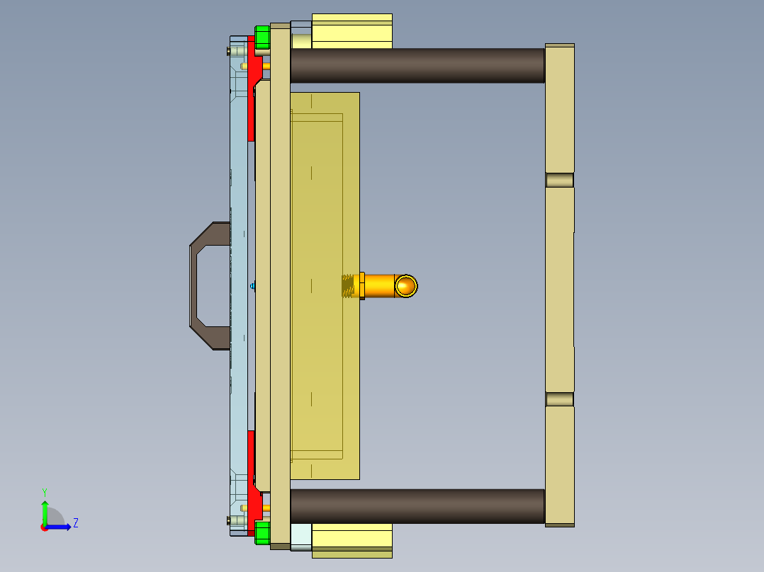 UX581-D-验证铣网孔C角-190512左视图