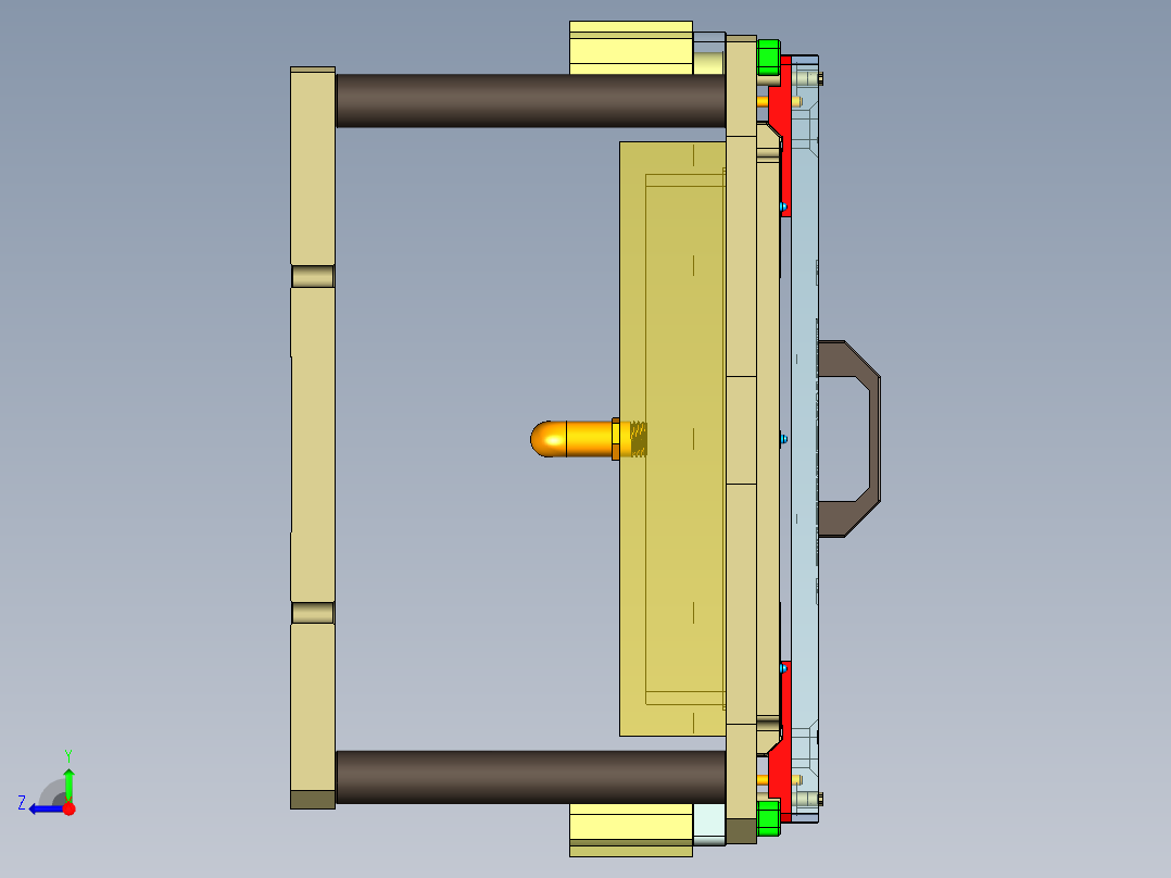 UX581-D-验证铣网孔C角-190512右视图