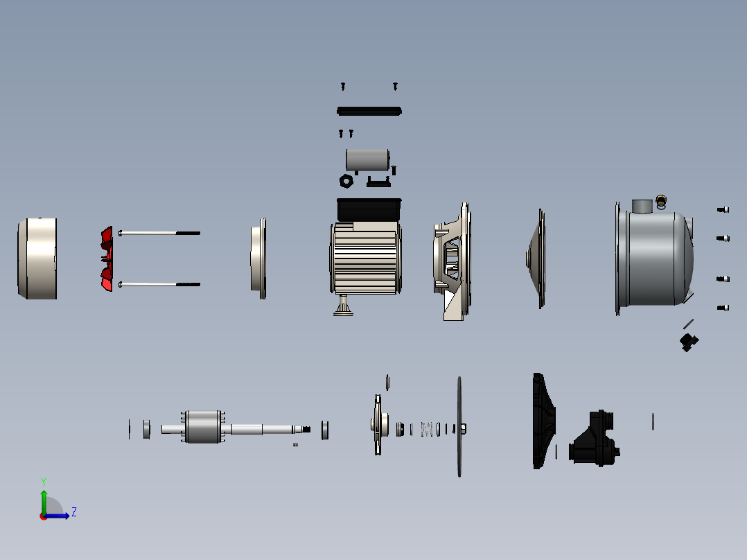 泵、水泵(125)左视图