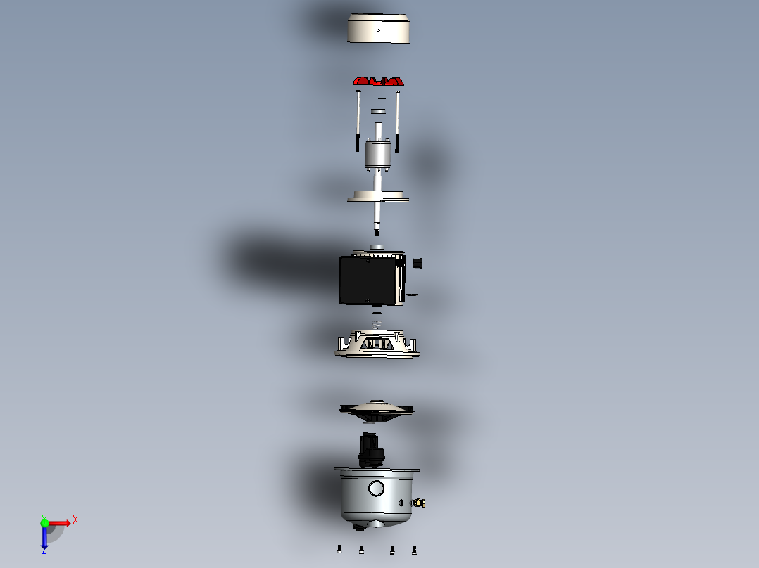 泵、水泵(125)俯视图