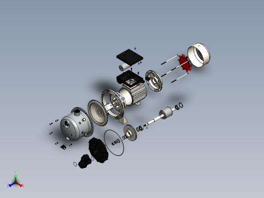 泵、水泵(125)正等轴测缩略图