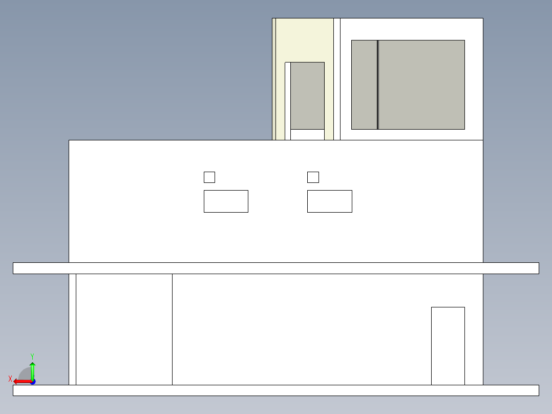 房子、建筑(16)后视图