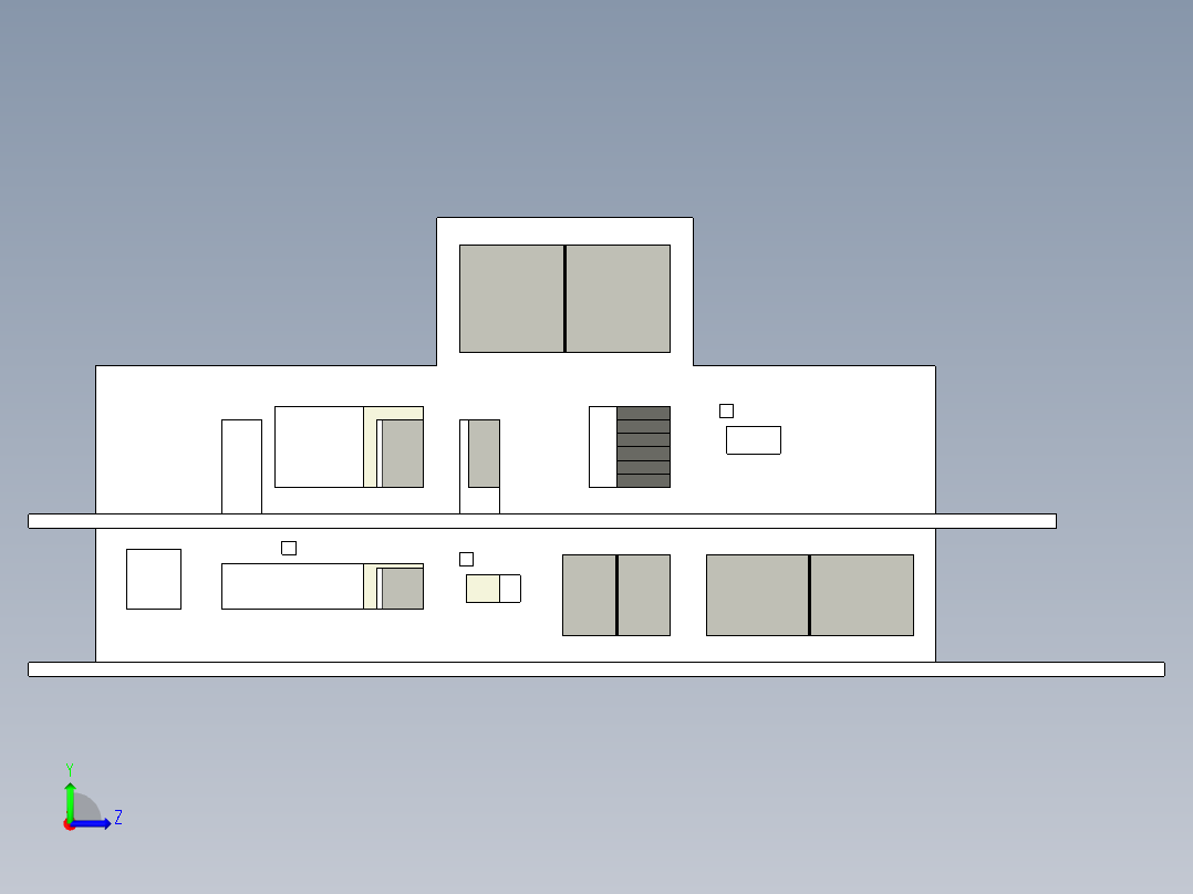 房子、建筑(16)左视图