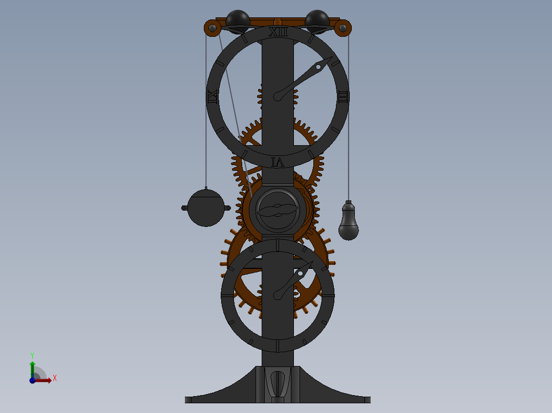 钟表、表(14)前视图