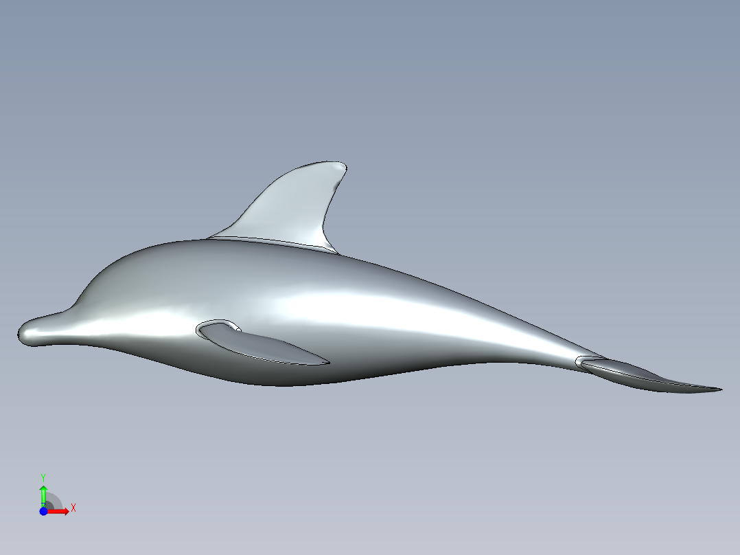 B3004581-海豚前视图
