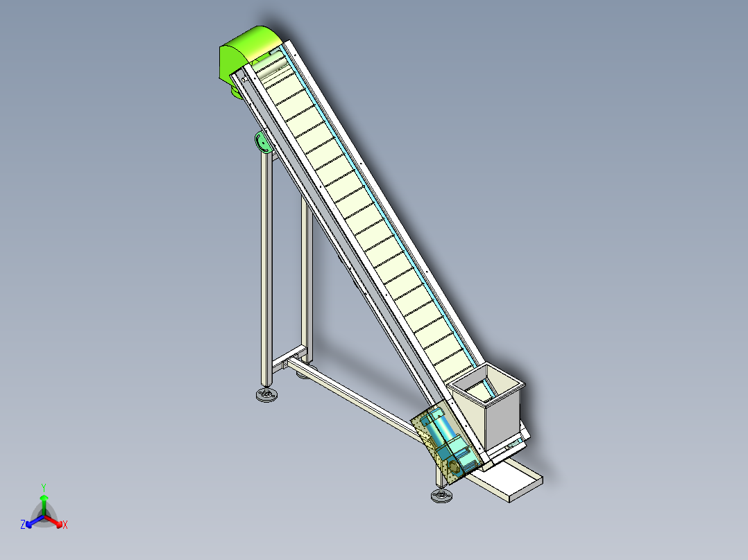 灌装机进料皮带线F