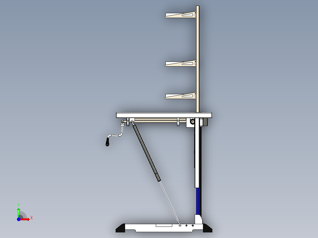 工作台workbench-jta-2011--stp stl前视图