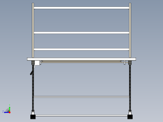工作台workbench-jta-2011--stp stl右视缩略图