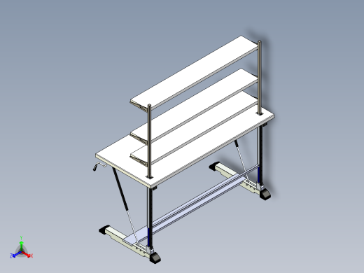 工作台workbench-jta-2011--stp stl正等轴测缩略图