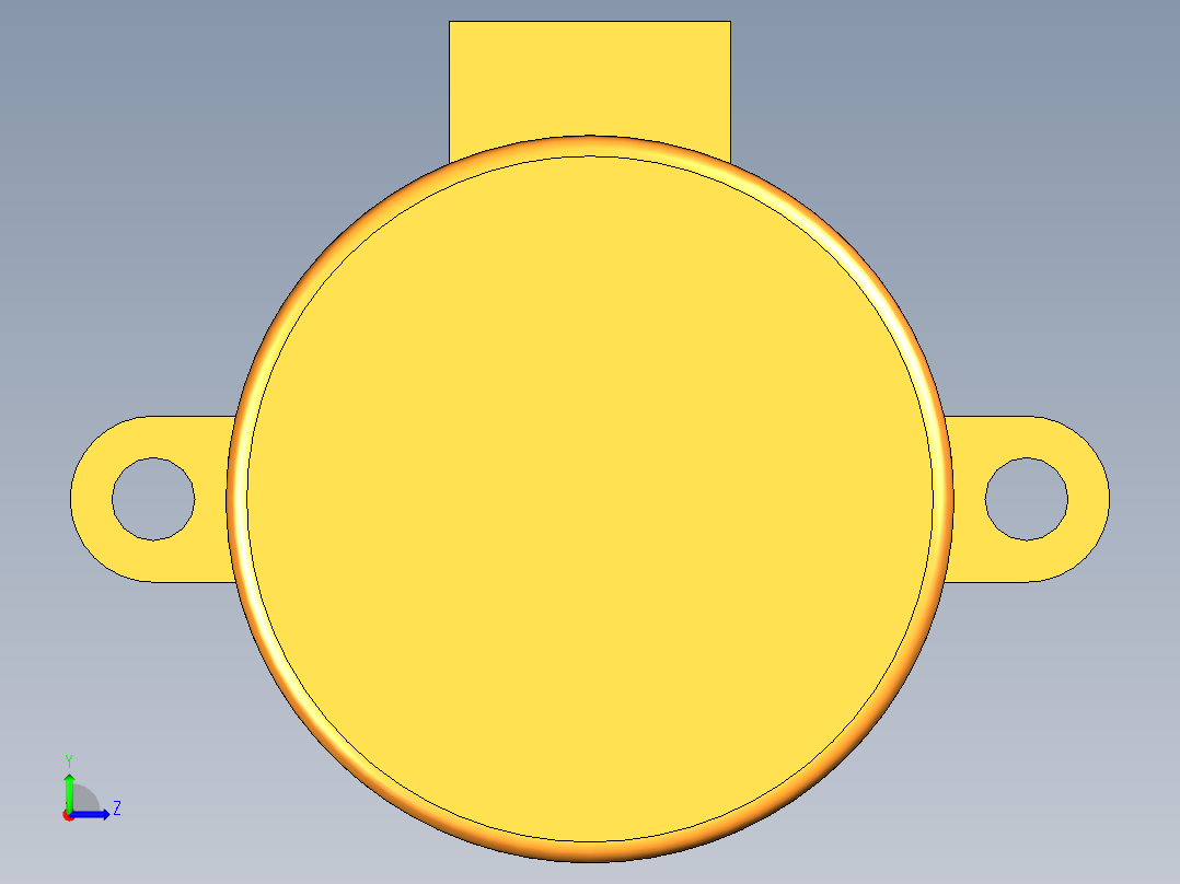 步进电机 PMG35120-01 充盈电机左视图