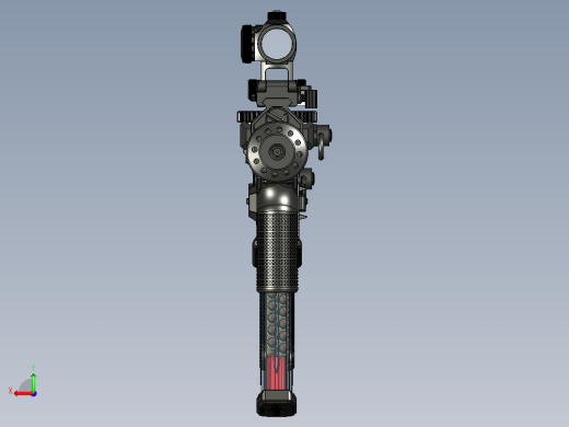 手枪左轮冲锋枪老式狙击步枪设计3D图纸wz-2022-perun-a4-1 1 STP后视缩略图